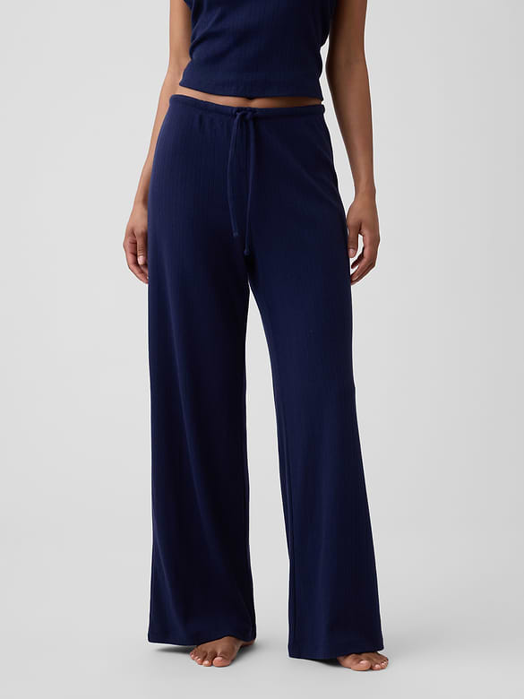 Relaxed Pointelle PJ Pants