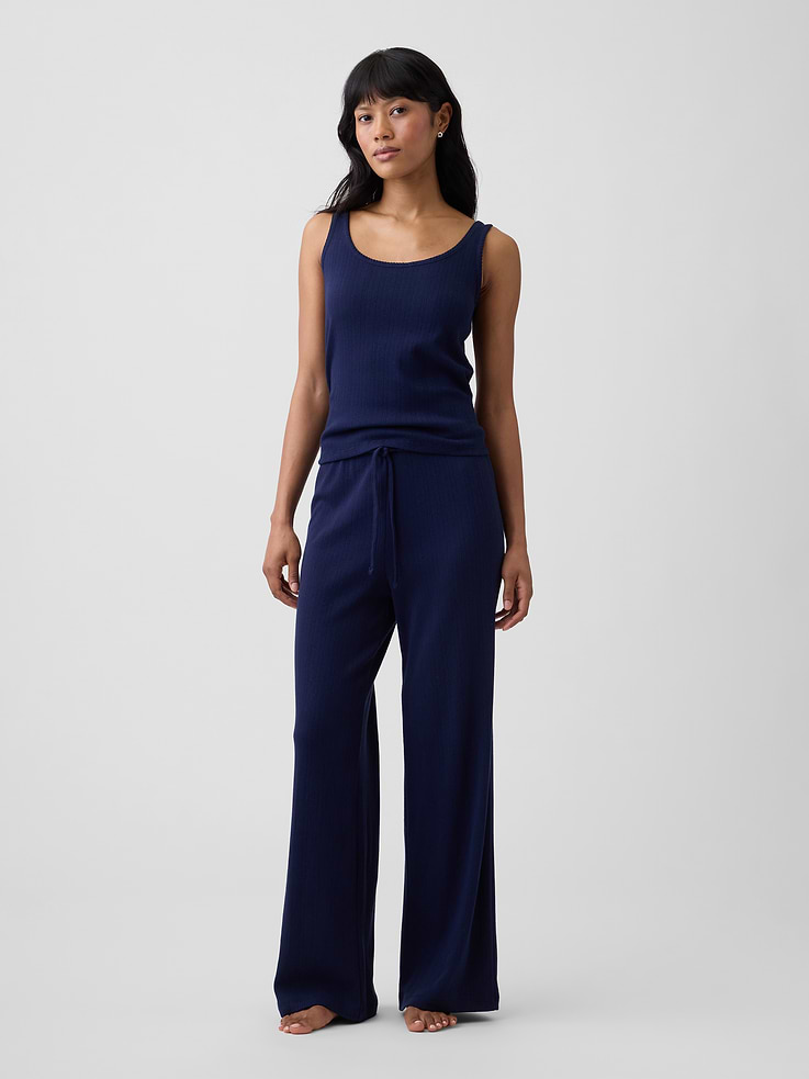 Image number 3 showing, Pointelle PJ Tank Top