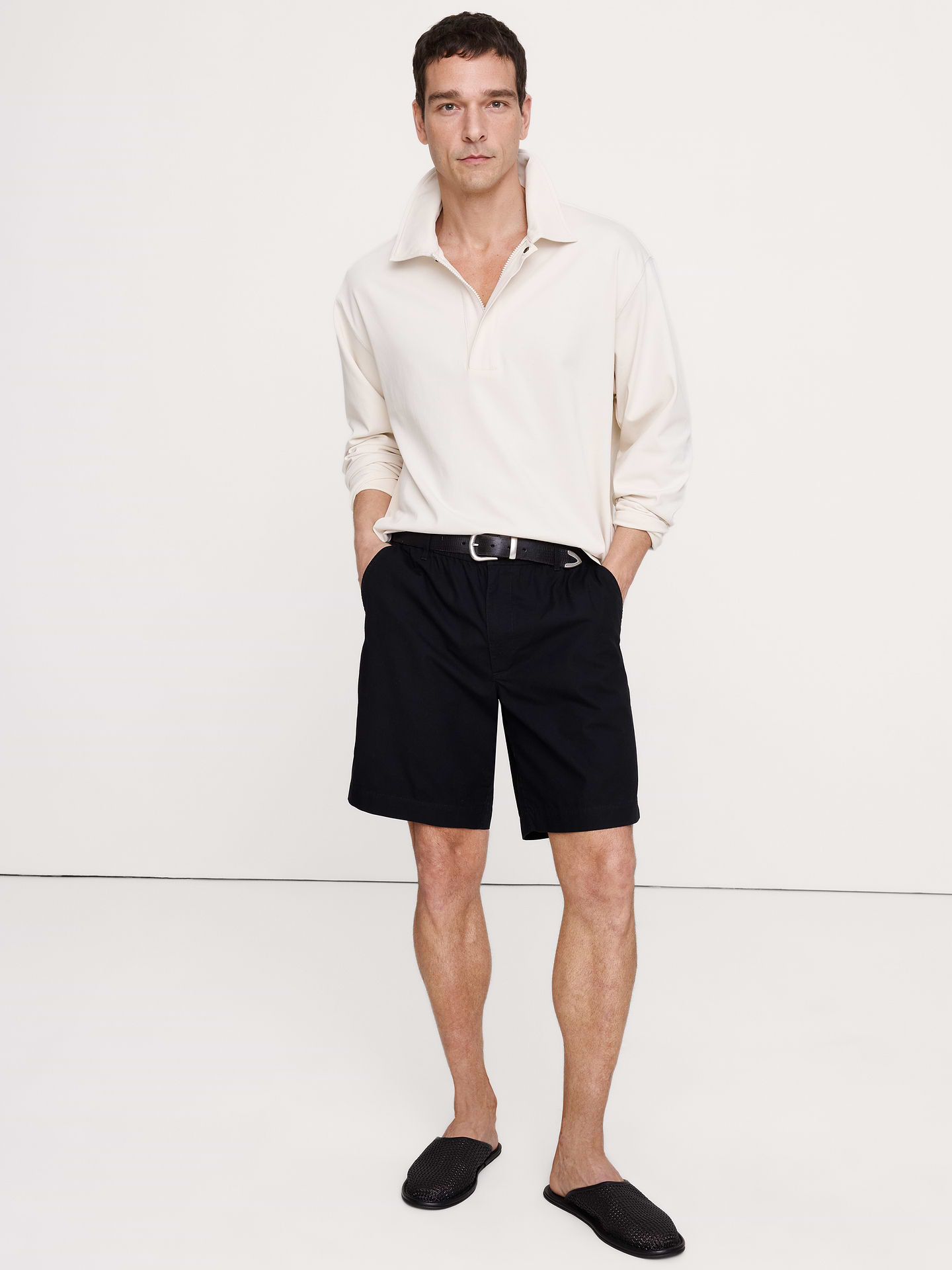 Image number 1 showing, The Weekender 9" Pull-On Short in Cotton
