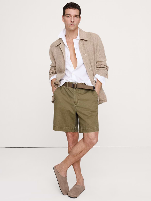 9" Cotton Bermuda Short