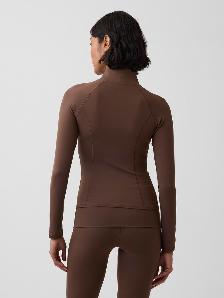 Image number 3 showing, GapFit Smooth Zip Jacket