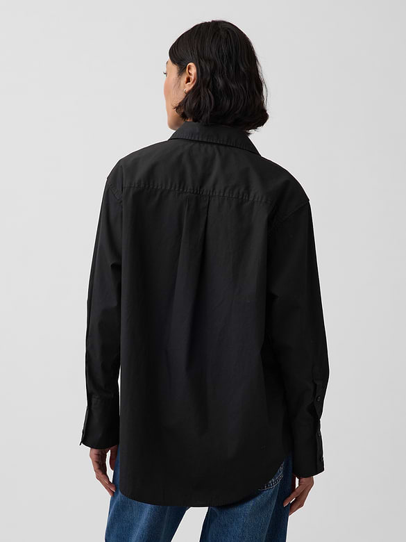 Organic Cotton Poplin Big Shirt