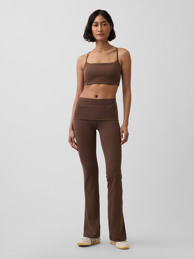 Image number 4 showing, GapFit Smooth Racerback Sports Bra