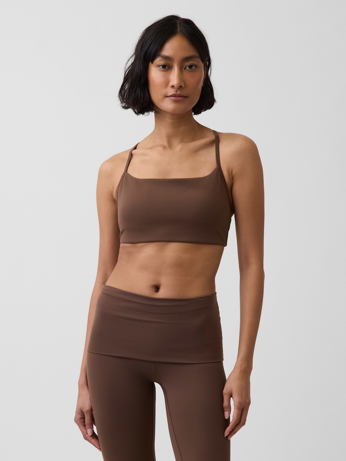 GapFit Smooth Racerback Sports Bra | Gap