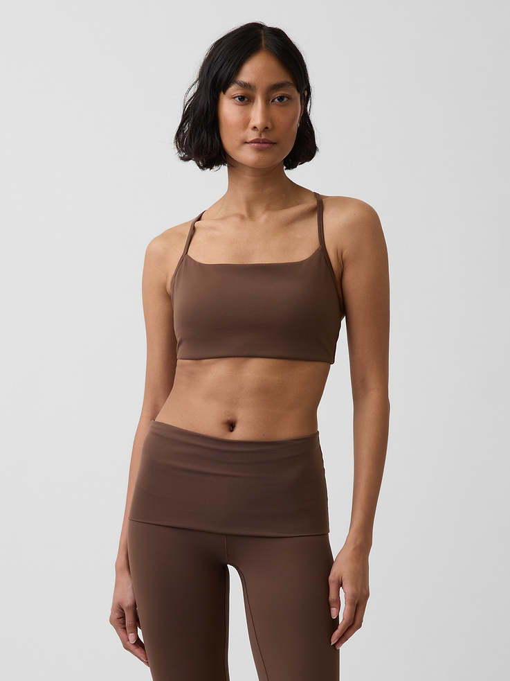 Image number 1 showing, GapFit Smooth Racerback Sports Bra