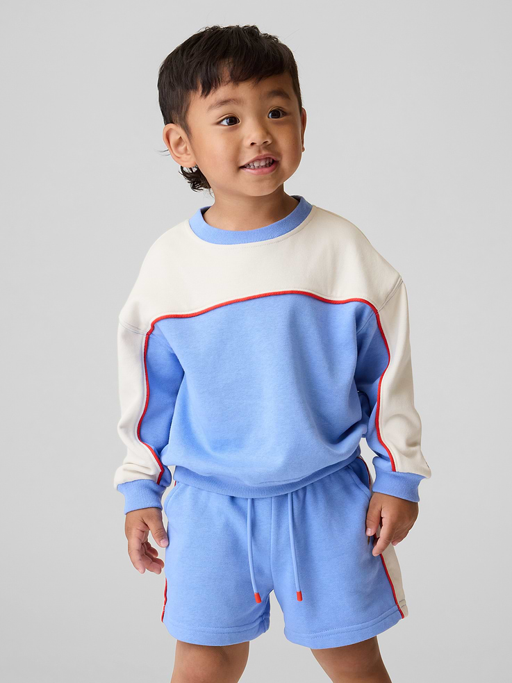 Image number 1 showing, Baby & Toddler VintageSoft Terry Varsity Sweatshirt