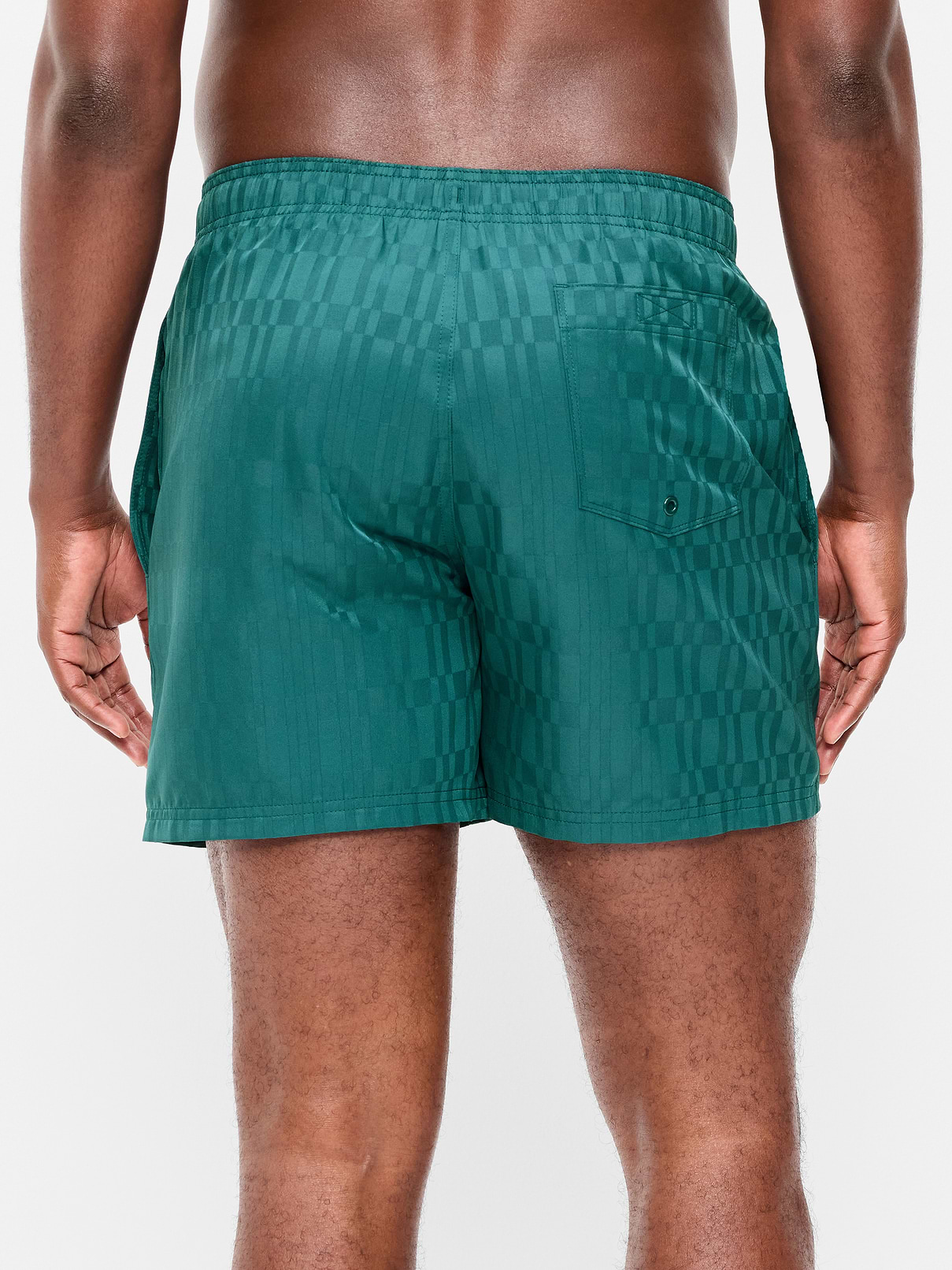 Image number 2 showing, Textured Swim Trunks -- 5-inch inseam