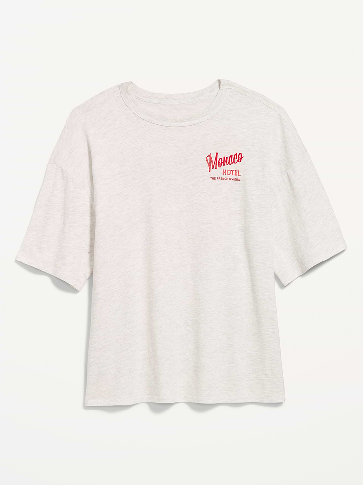 Image number 5 showing, Short-Sleeve Loose Graphic T-Shirt