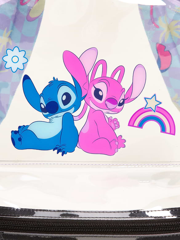 Sac à dos transparent Stitch et Angel de Disney © pour fille
