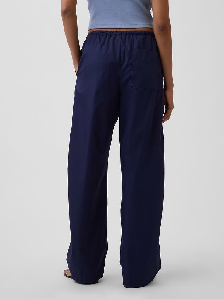 Image number 4 showing, Poplin Easy Barrel Pants