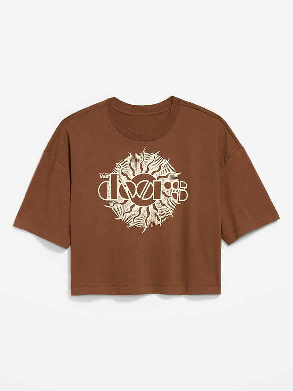 T-shirt court surdimensionné ras du cou The Doors™