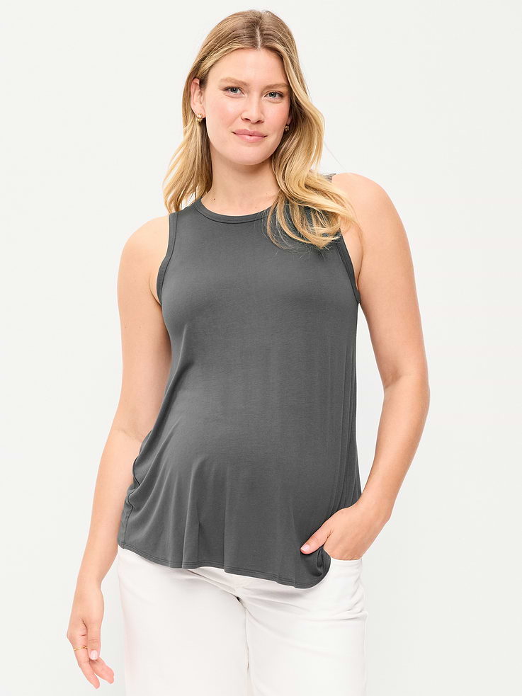 Image 1 of 2, high crew neck, sleeveless, Product #899942