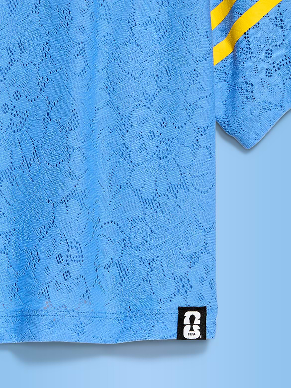 Image number 4 showing, FIFA World Cup 26™ Argentina Boxy Lace V-Neck T-Shirt for Women