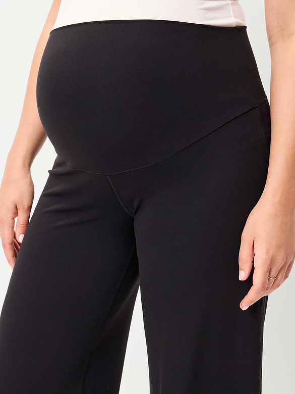 Maternity Full-Panel StudioSmooth Wide-Leg Pants