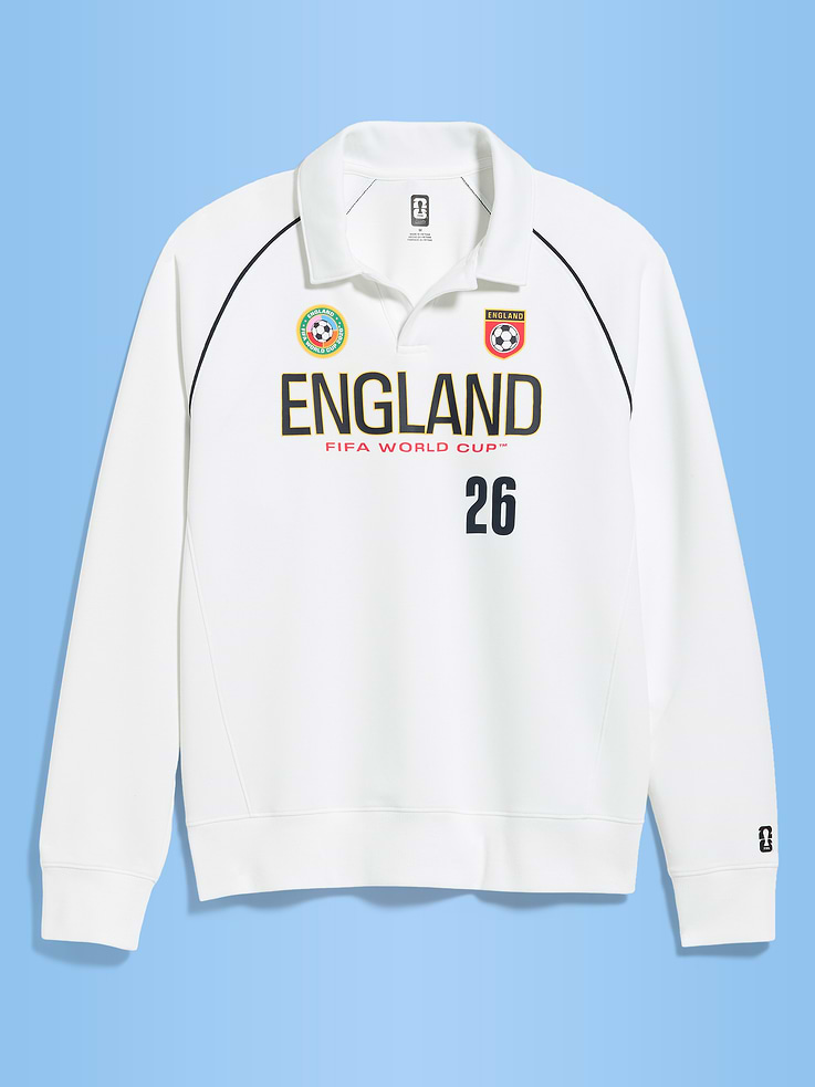 Image number 4 showing, FIFA World Cup 26™ England Dynamic Fleece Collared Graphic Sweatshirt for Men