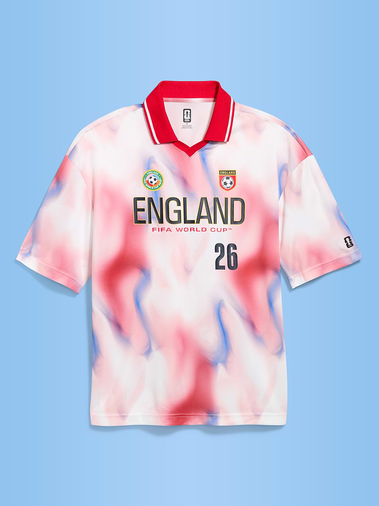 Image number 3 showing, FIFA World Cup 26™ England Lifestyle Collared Jersey T-Shirt for Men