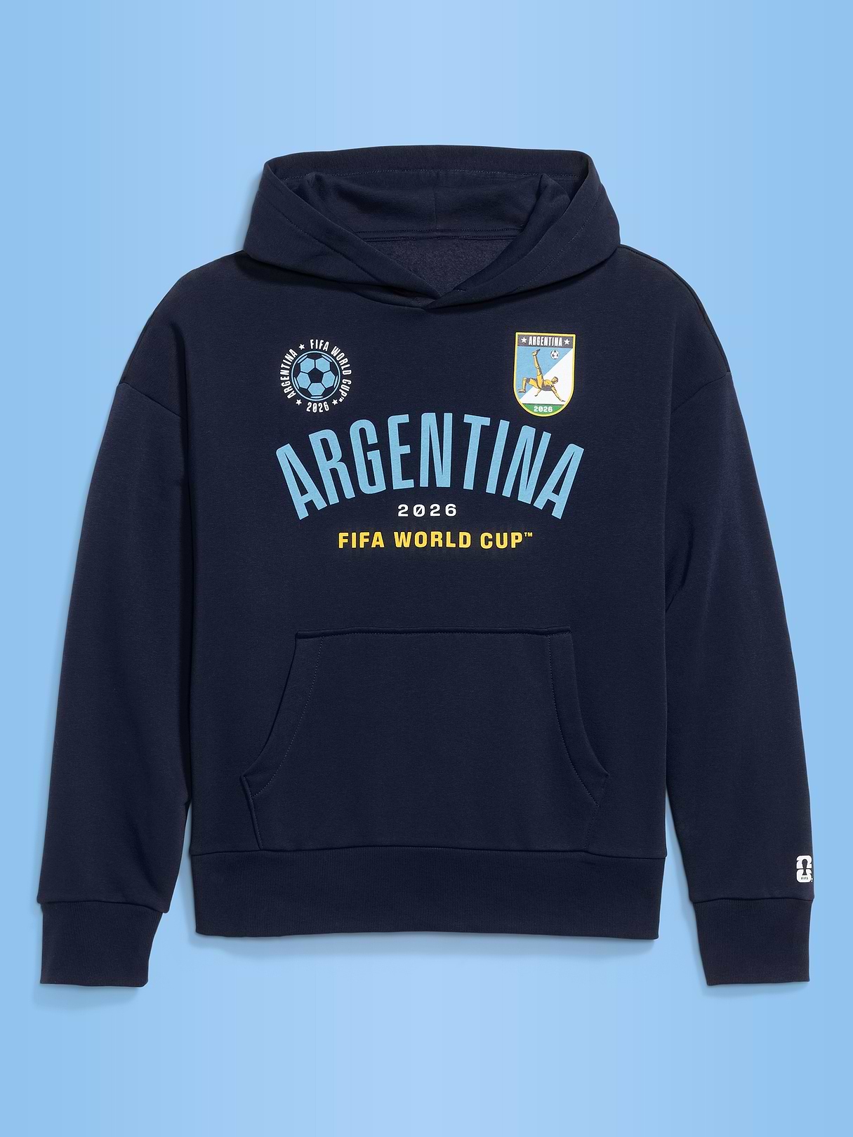 FIFA World Cup 26™ Argentina Oversized Pullover Hoodie for Men