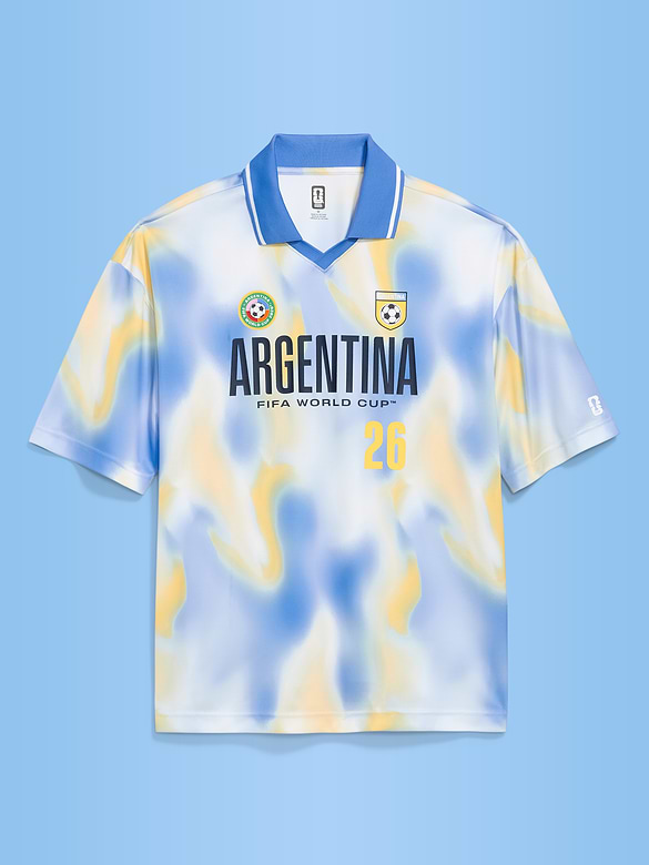 FIFA World Cup 26™ Argentina Lifestyle Collared Jersey T-Shirt for Men