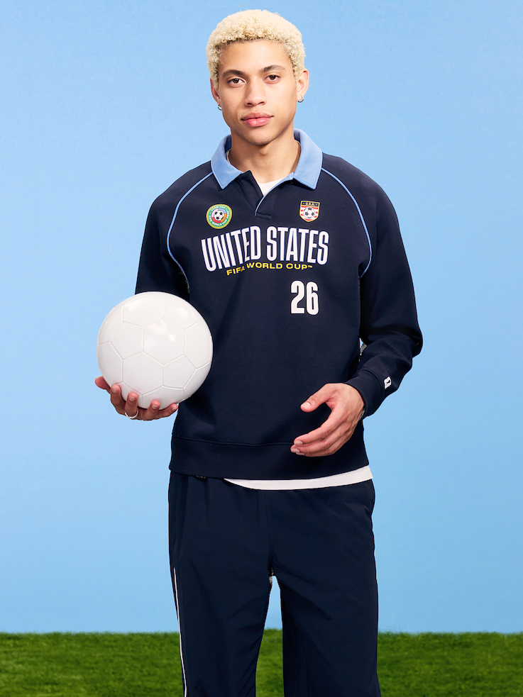 Image number 1 showing, FIFA World Cup 26™ USA Dynamic Fleece Collared Graphic Sweatshirt for Men