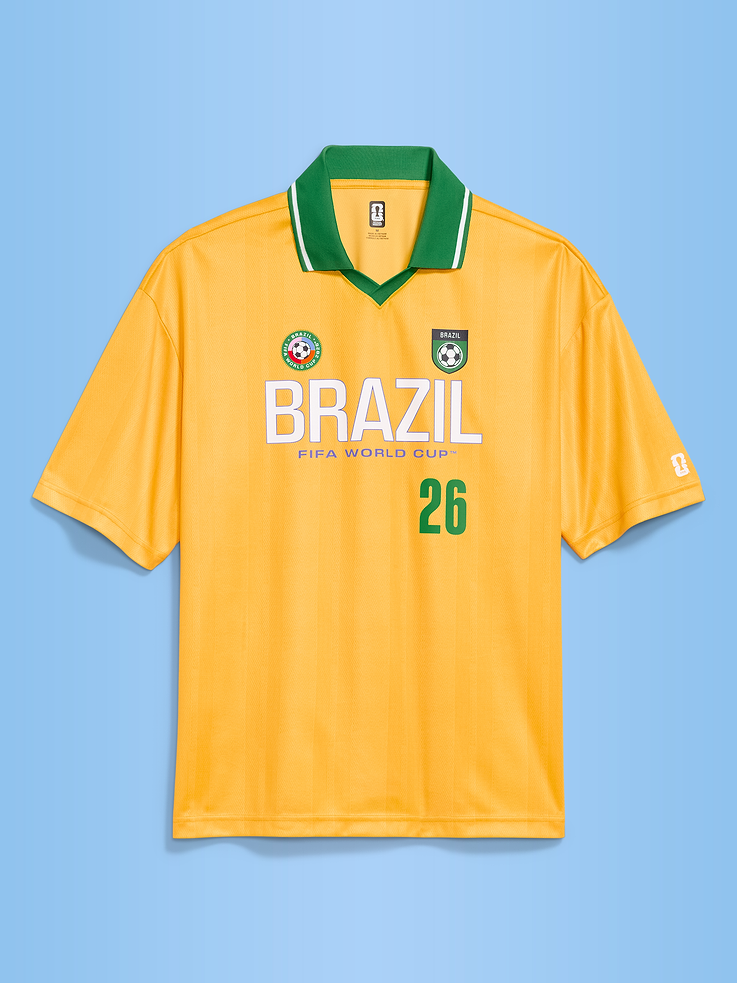 Image number 3 showing, FIFA World Cup 26™ Brazil Lifestyle Collared Jersey T-Shirt for Men