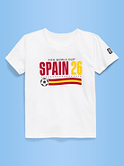 Image number 1 showing, FIFA World Cup 26™ Spain Graphic T-Shirt for Girls