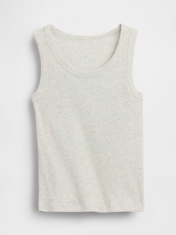 Kid Rib Scoop Tank Top