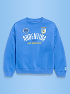Image number 3 showing, FIFA World Cup 26™ Argentina Oversized Graphic Tunic Sweatshirt for Girls