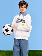 Image number 1 showing, FIFA World Cup 26™ Argentina Dynamic Fleece Collared Graphic Sweatshirt for Kids