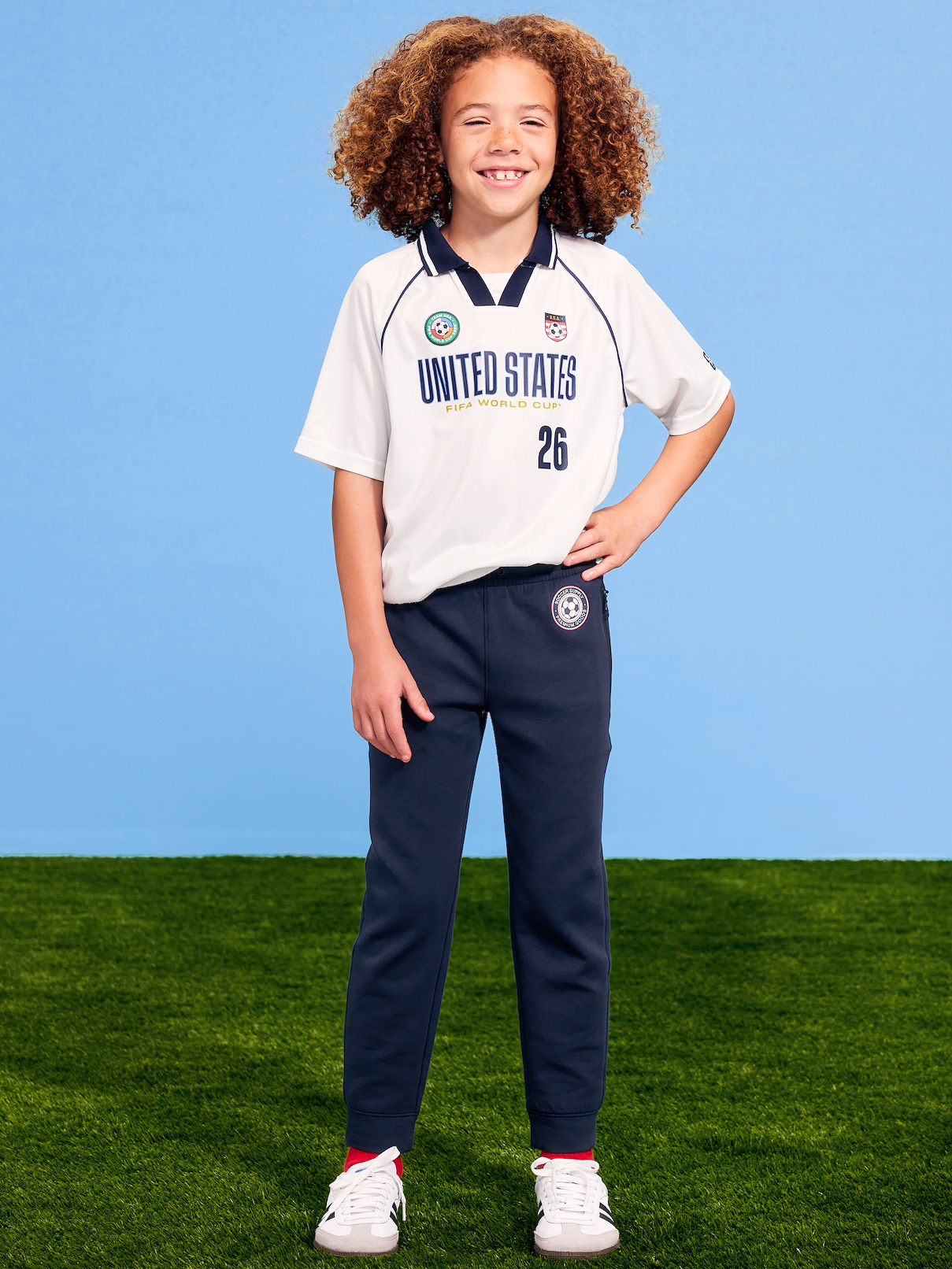 Image number 1 showing, Dynamic Fleece USA Jogger Sweatpants for Boys