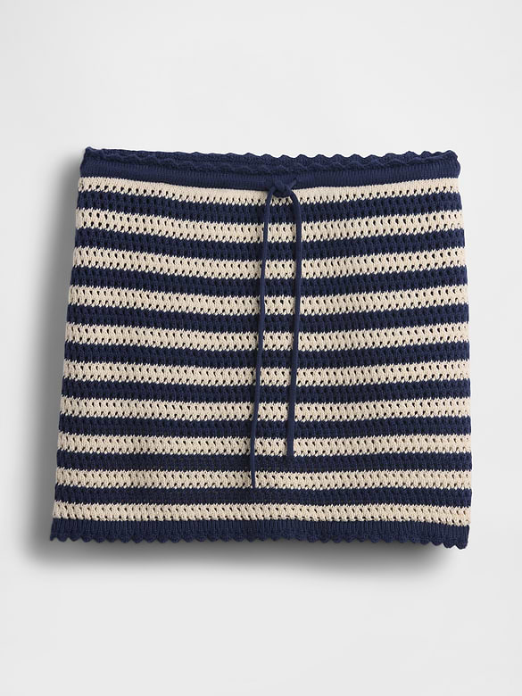 100% Cotton Crochet Easy Mini Skort