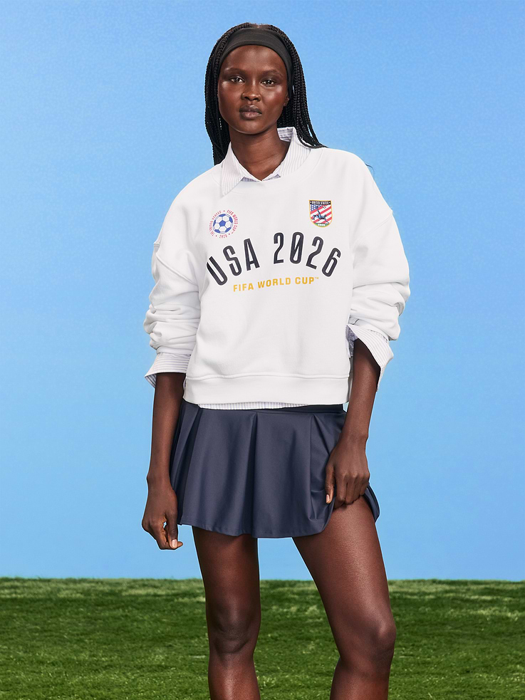 Image number 1 showing, FIFA World Cup 26™ USA Oversized Graphic Sweatshirt for Women