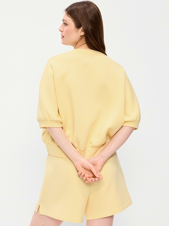 Bounce Fleece Dolman-Sleeve Top
