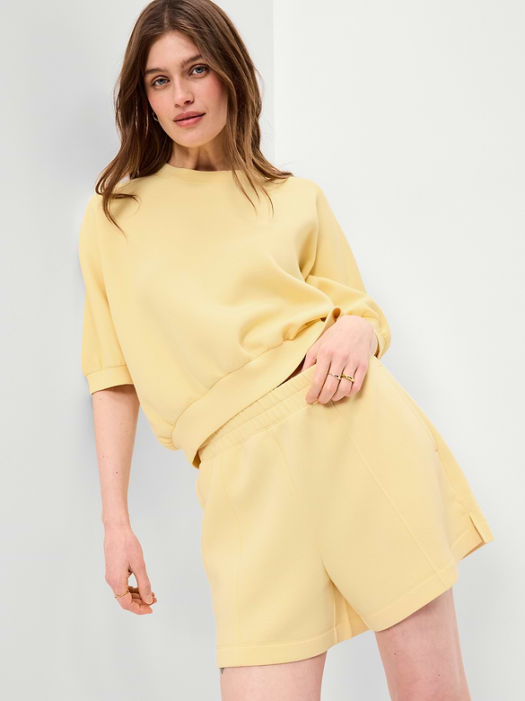 Bounce Fleece Dolman-Sleeve Top