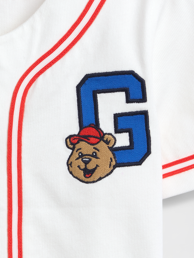 Image number 4 showing, Baby & Toddler Brannan Bear Logo Baseball Jersey T-Shirt