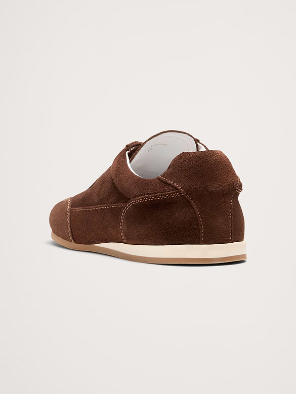Italian Suede Low-Pro Sneaker