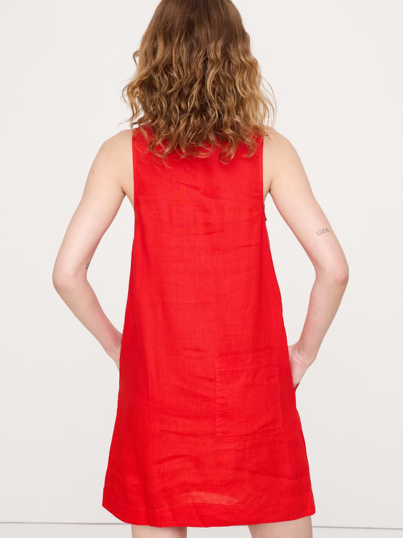 Linen Shift Dress