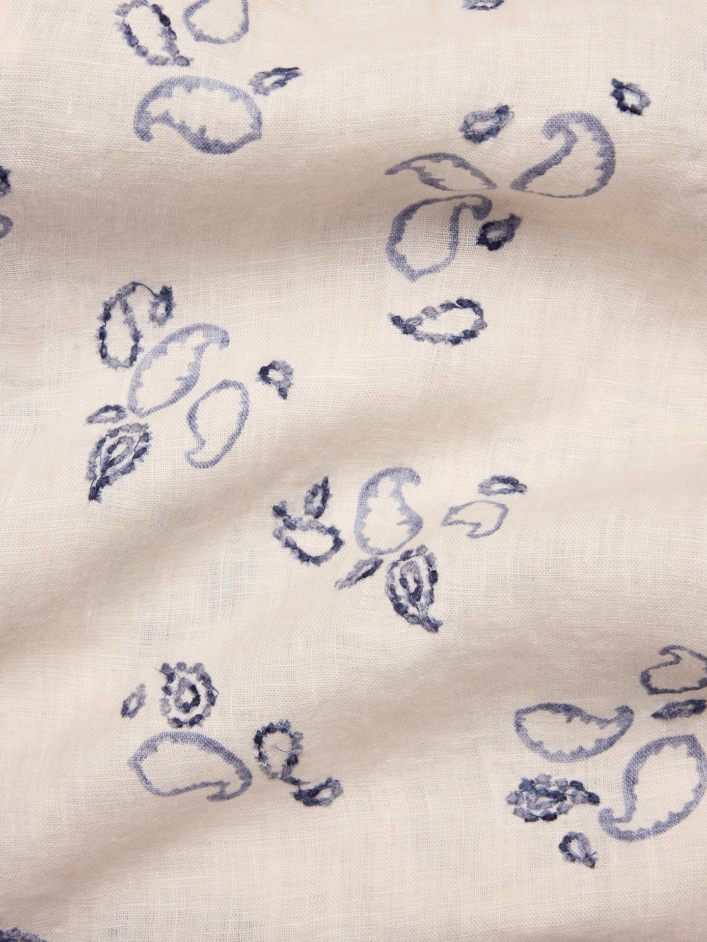 Image number 5 showing, Standard-Fit Embroidered Linen Resort Shirt