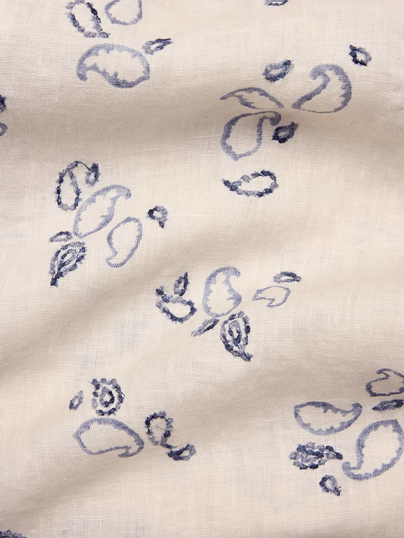 Standard-Fit Embroidered Linen Resort Shirt