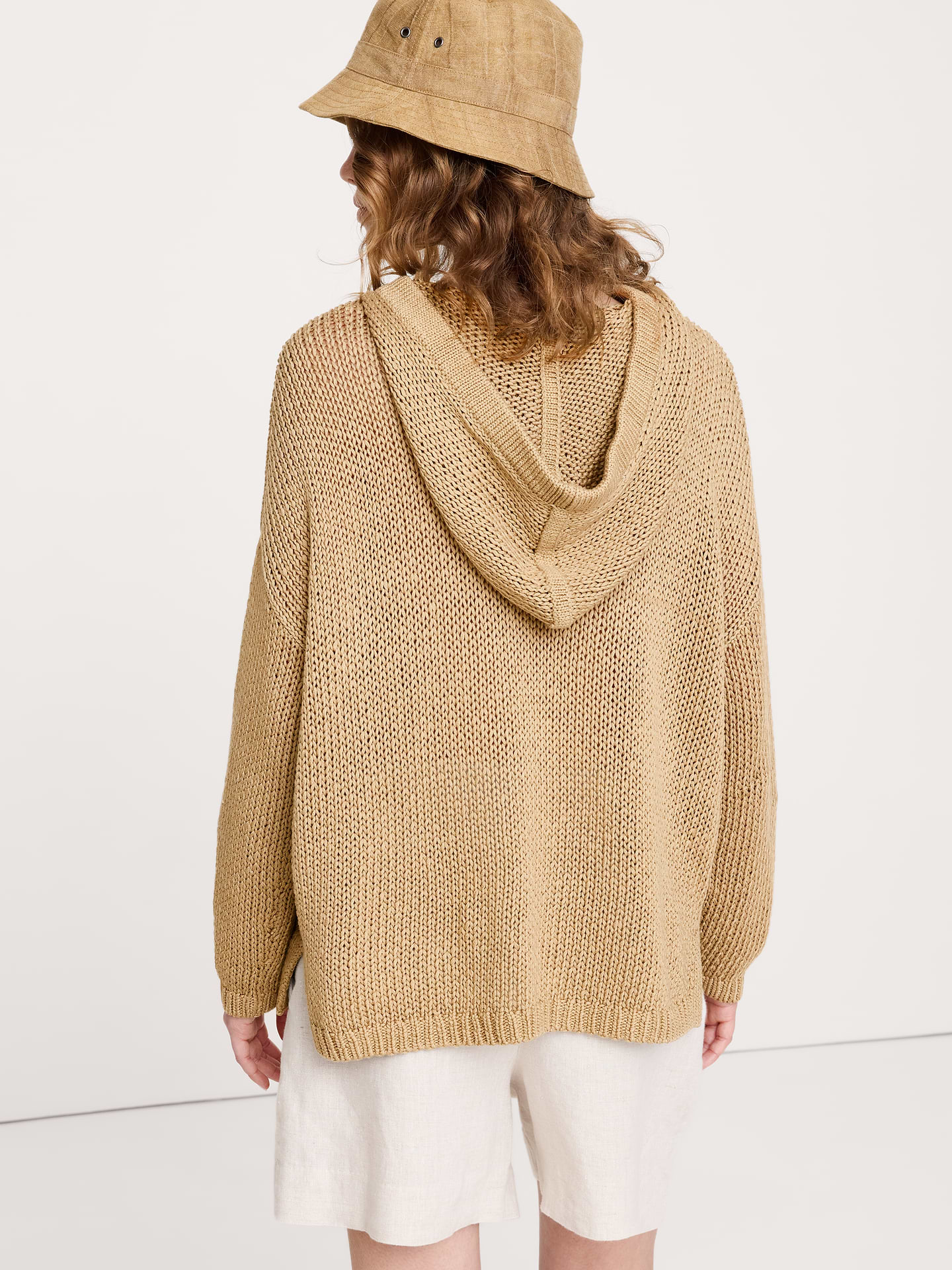 Image number 2 showing, Coastal Cotton Beach Hooded Sweater