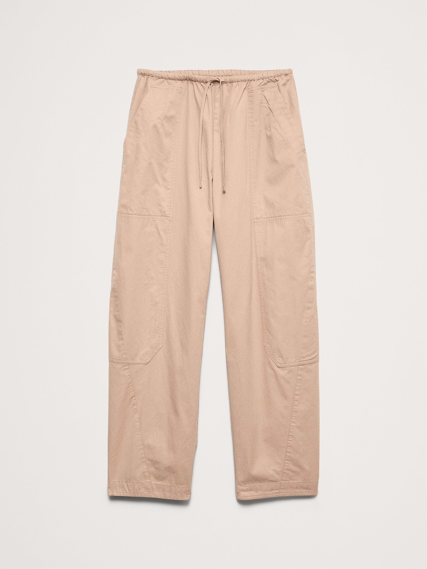 Image number 5 showing, Cotton Poplin Barrel Pull-On Pant