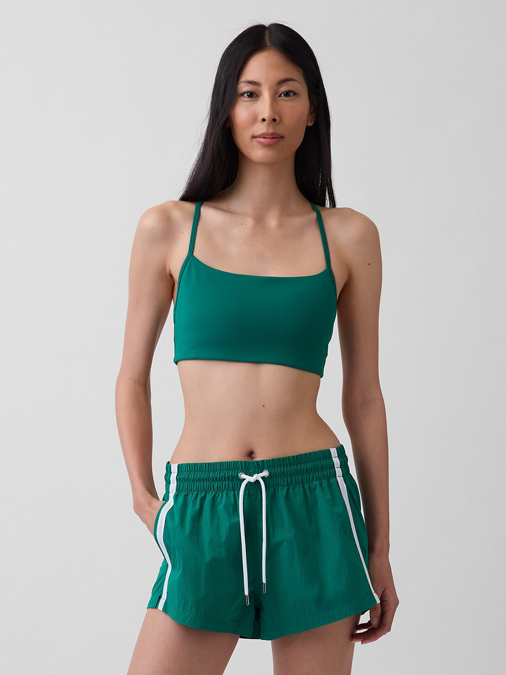 Image number 1 showing, GapFit Smooth Racerback Sports Bra