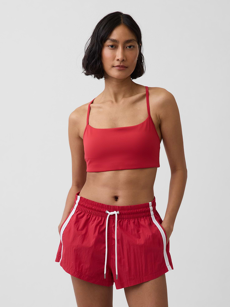 Image number 1 showing, GapFit Smooth Racerback Sports Bra