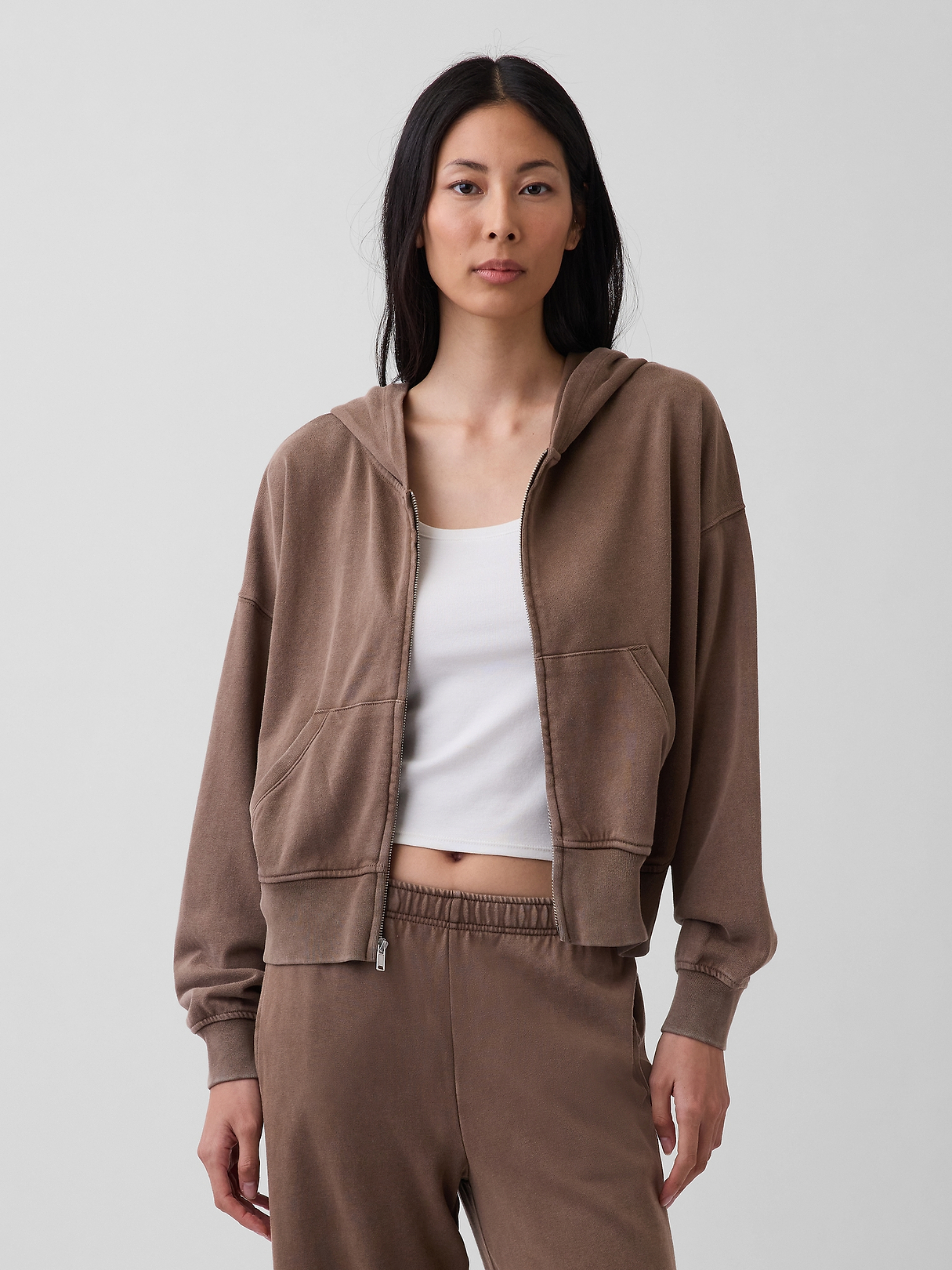 VintageSoft Terry Zip Hoodie | Gap