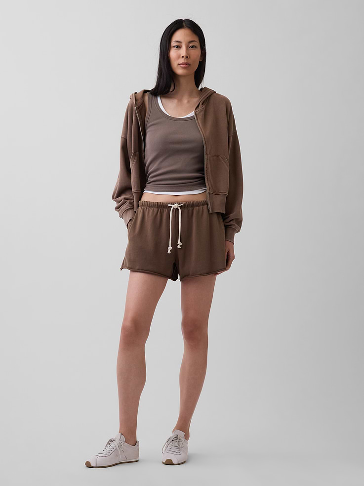 Image number 1 showing, 3.5" VintageSoft Terry Relaxed Sweat Shorts