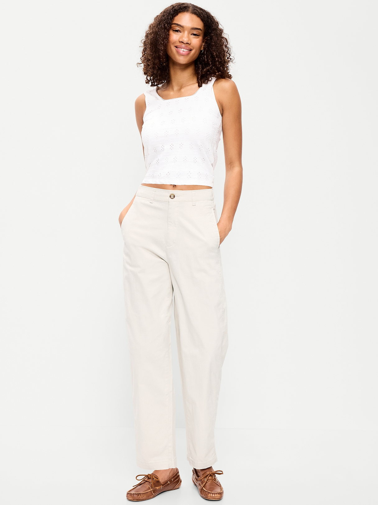 High-Waisted OGC Chino Tapered Straight Pants | Old Navy