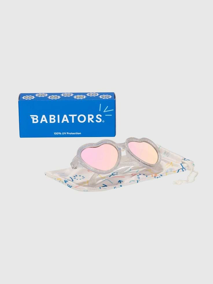 Image 3 of 3, Babiators Toddler and Kid Heart Sunglasses