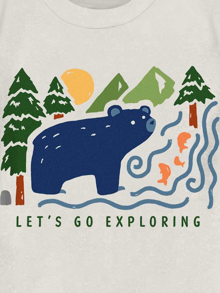 Image number 3 showing, Toddler Bear In Woods Graphic T-Shirt