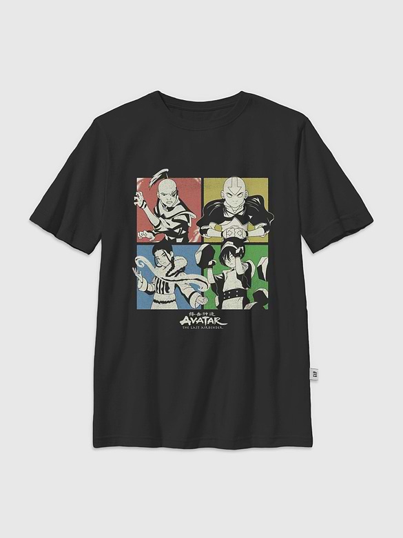 Kids Avatar the Last Airbender Box Up Graphic T-Shirt