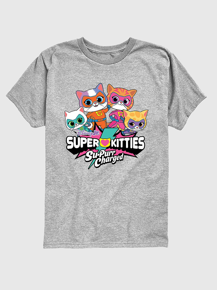 Image number 1 showing, Toddler Super Kitties Logo Short Sleeve Graphic T-Shirt