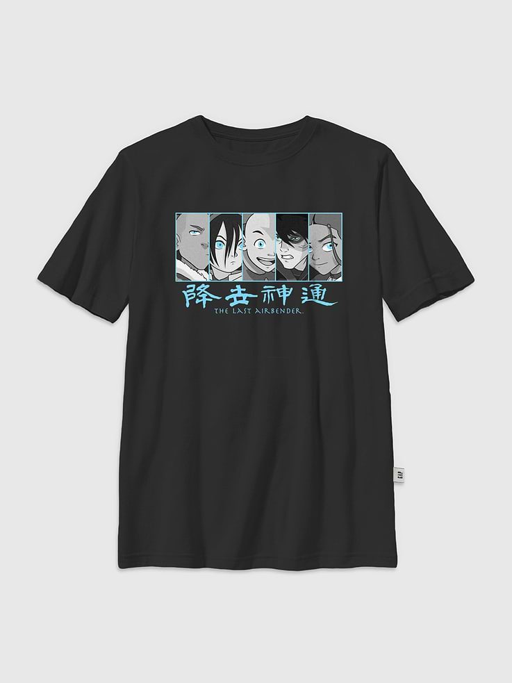 Image 1 of 3, Soft cotton T-shirt., Crewneck., Short sleeves., Officially Licensed Avatar the Last Airbender graphic at front., Fifth Sun is an internationally recognized manufacturer of exclusive licensed graphic apparel and innovative fashions for premium brands like Star Wars, Disney, Marvel, and Nintendo.